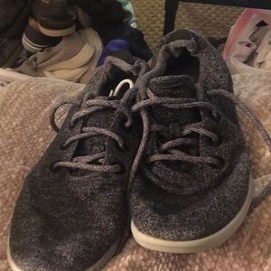 Used 13M Gray grey All-bird wool runner sneakers